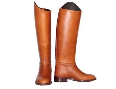 Equestrian   Horse Riding leather Boots Full Lining  Unisex Dressage Boots - Ghoddosh