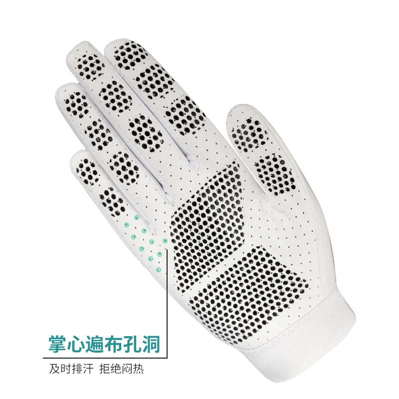 Horse riding gloves for children, white hand protector for riding horses for boys and girls