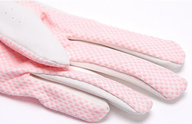 The new floral Silicone Breathable Non Slip Horse Riding Gloves . Ghoddosh