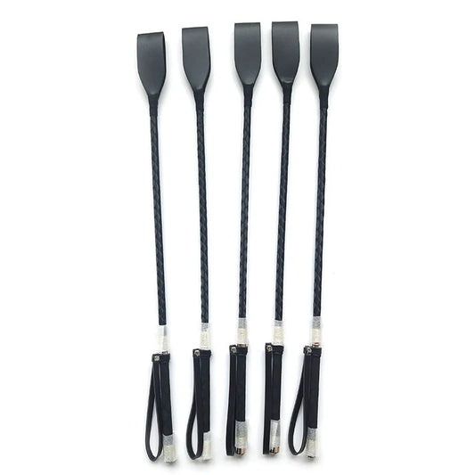 Equestrian Training  Riding Leather  Crop / Lightweight &  Non Slip With Handle . Ghoddosh