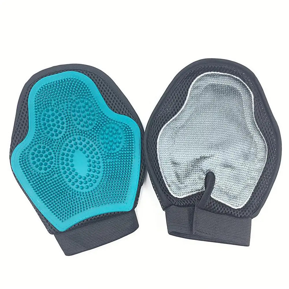 Horse Massage Silicone Gloves / Horse Bathing  Massage Scrubber . Ghoddosh
