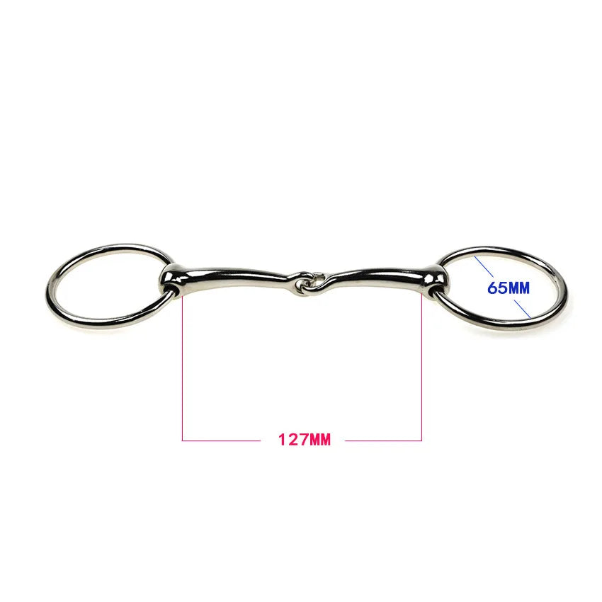 2025 New Horse Bit Stallion Training Bit - Sturdy H Shape Training Bit Horse Snaffle