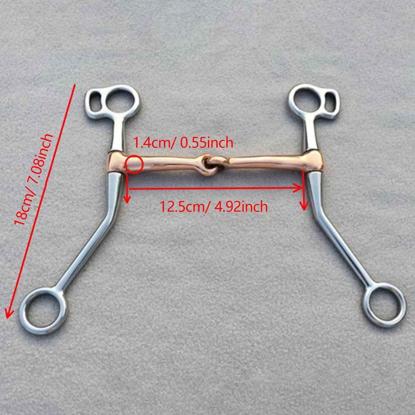Horse Mouth Snaffle H Shape