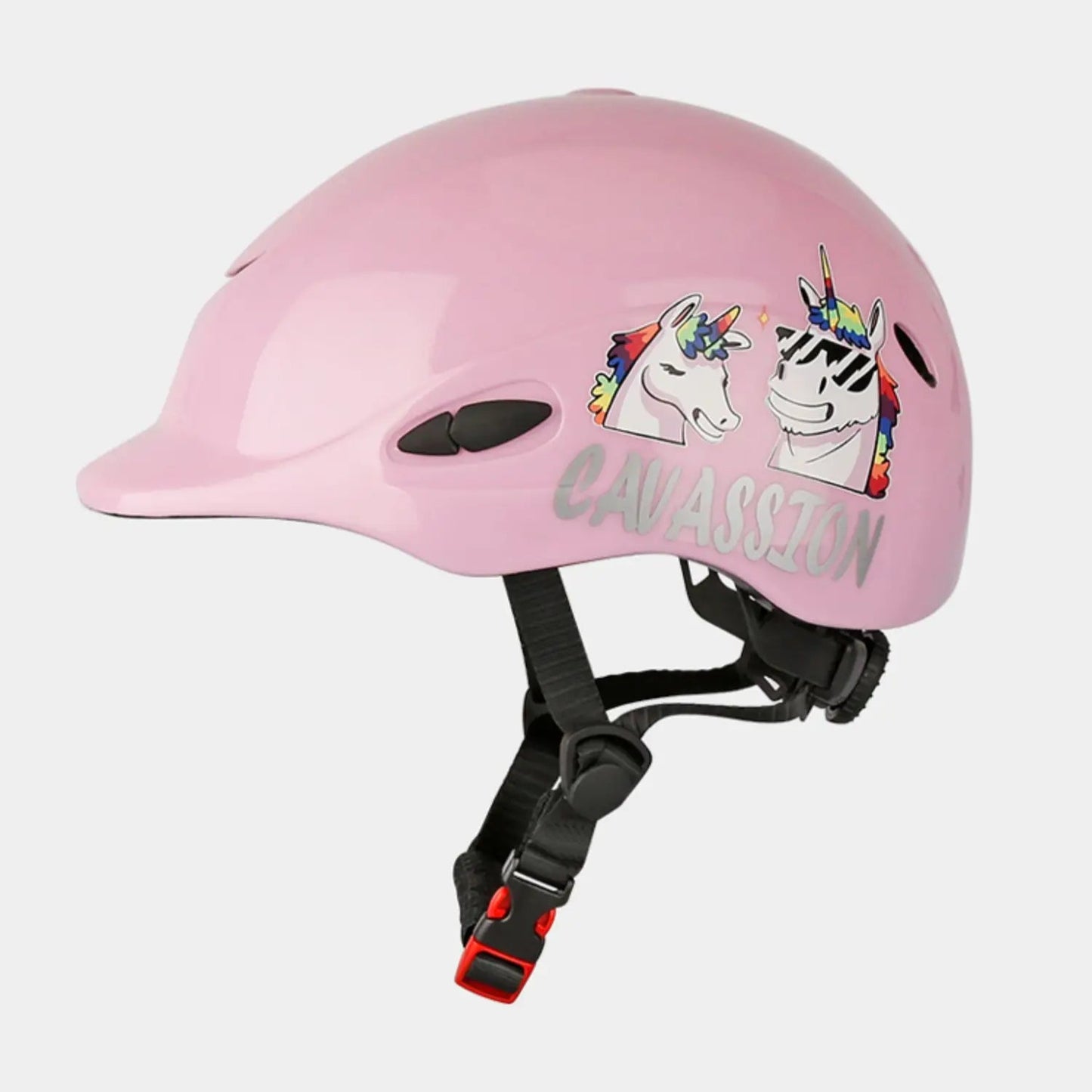 unicorn Horse Riding Helmet for Kids, Light Black Head Protector