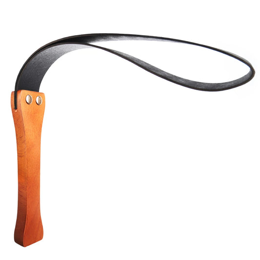 Equestrian 50CM PU Leather Horse Riding Crop with  Wooden Handle . Ghoddosh