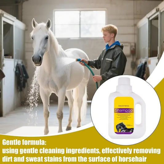 1L of Horse Shampoo and Shower Gel Mane & Tail Body Wash @ ghoddosh.com