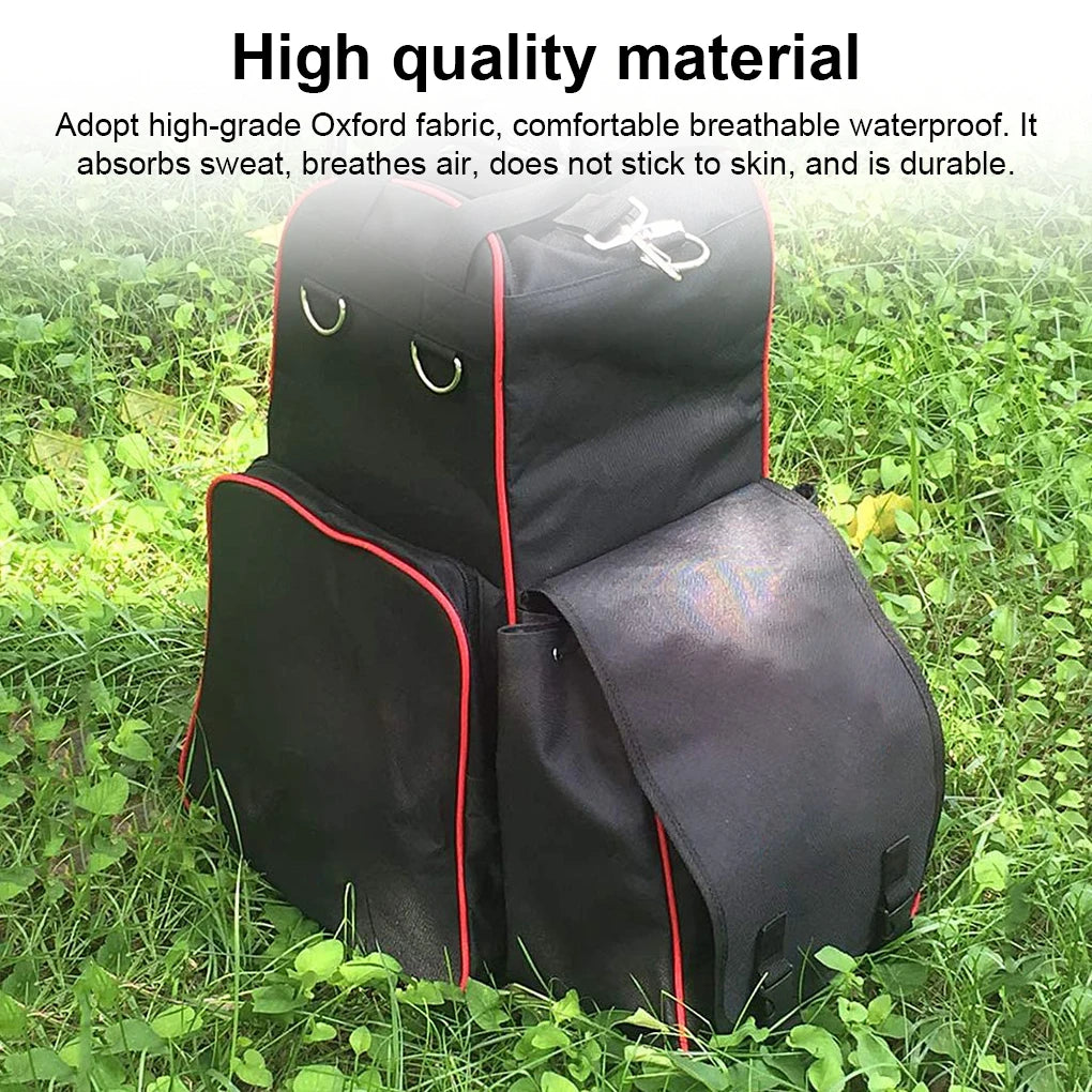 Large Capacity Equestrian Backpack / Built-in Rain Cover Adjustable Shoulder Strap