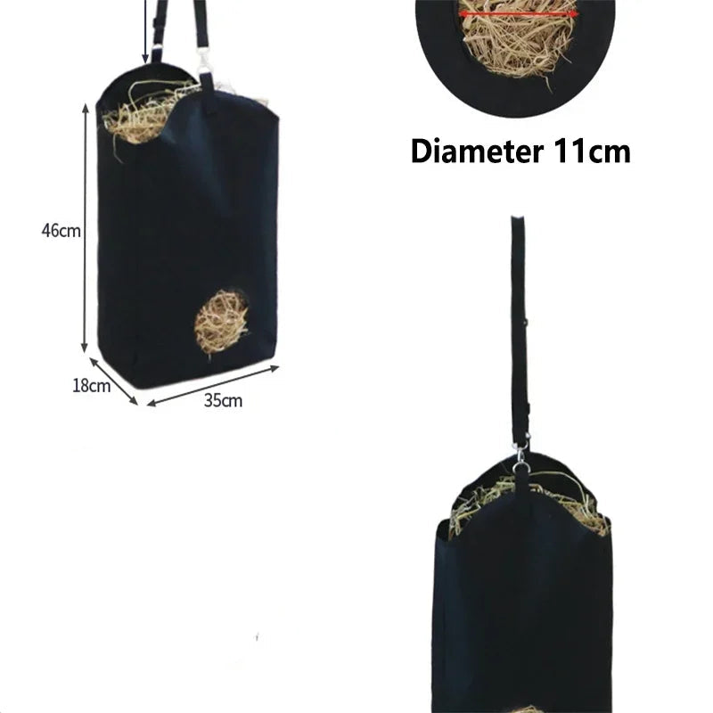 Large Capacity Slow Feed Hay Bag – Portable Horse Feeding Storage for Stable & Outdoor Use . Ghoddosh