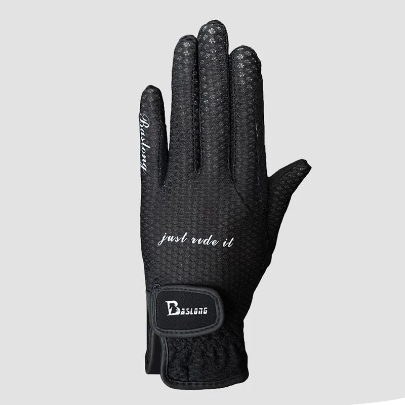 Unisex  Equestrian Gloves / Men's and Women's Riding  Hand-Centered Silicone Non-Slip Breathable Gloves . Ghoddosh