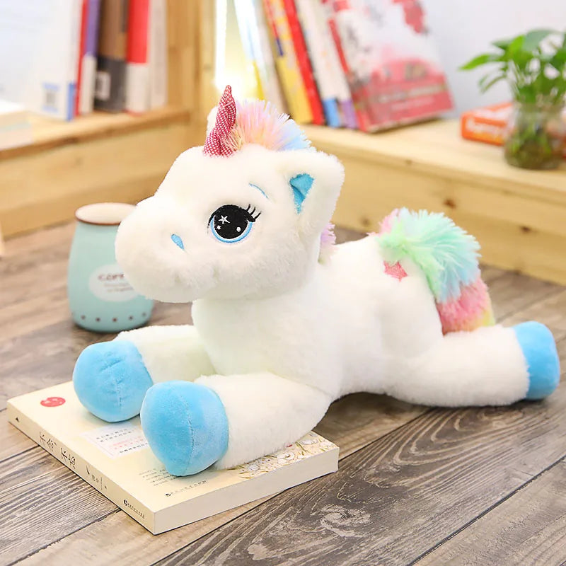 40 - 60 - 80cm - Stuffed Rainbow Horse Unicorn Plush toys - Ghoddosh