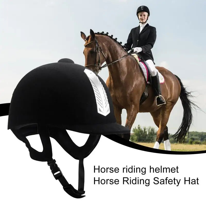 Horse Riding Safety Helmet - Breathable ,  ABS Half Cover with Durable Protection - Ghoddosh