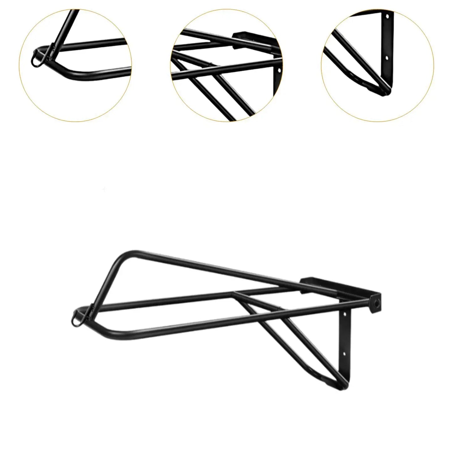 Folding Horse Saddle Rack / Saddle Stand Wall Mount Display Holder