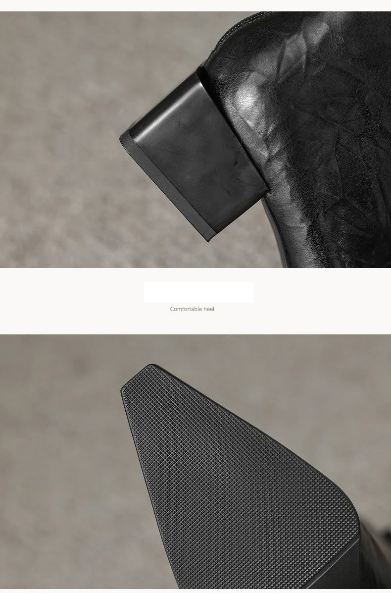 2025 Pointed Toe Women Western Cowgirl Boots - Ghoddosh