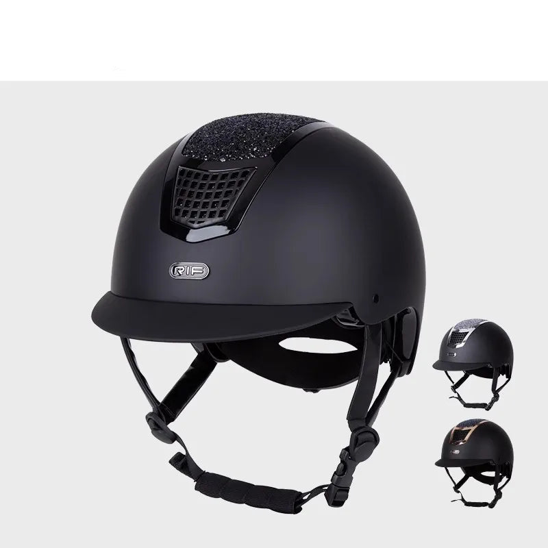 Full Star equestrian / Horse Riding  helmet with  head protection tool , safety guard Flash drill equine hat .