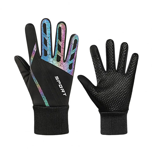 Men Reflective Motorcycle Gloves Guantes Moto Motorbike Motocross Riding Gloves Moto Breathable Riding Gloves