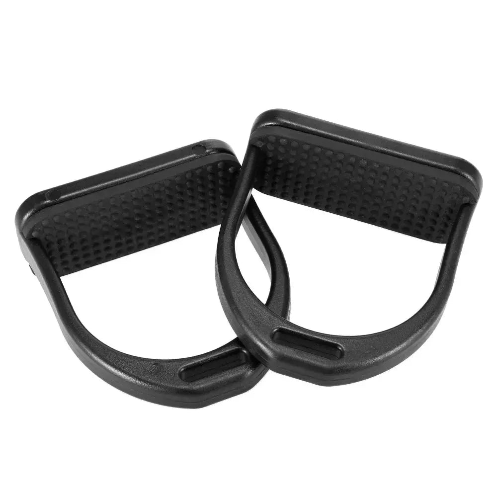 Horse Riding Plastic Stirrups - 2 Pieces of Lightweight Equestrian Safety Equipment . Ghoddosh