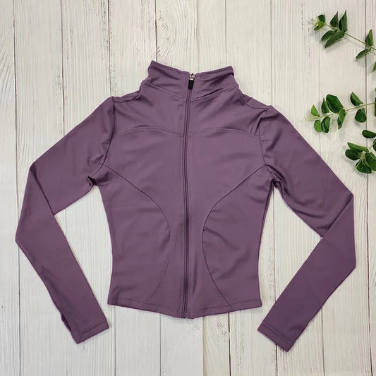 Women's Equestrian Base Layer Jacket – Long Sleeve Zip-Up Competition & Training Top