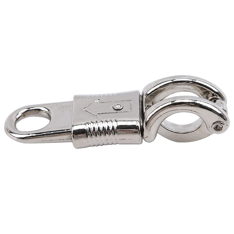 10cm Zinc Alloy Quick-Release Panic Snap Hook – Safety Buckle for Horse Ties & Leads
