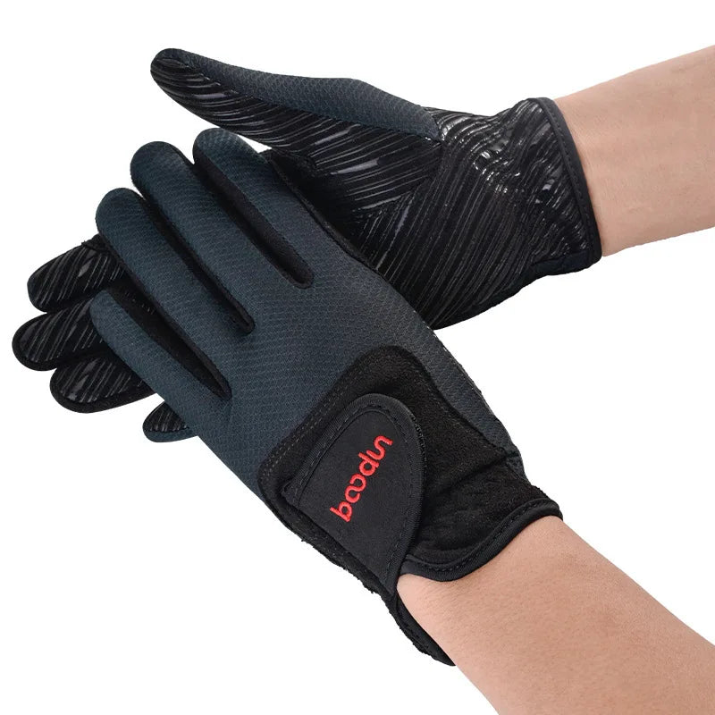 Equestrian / Horse Riding Non-slip Lycra Fabric Breathable and Comfortable High-grade Gloves . Ghoddosh