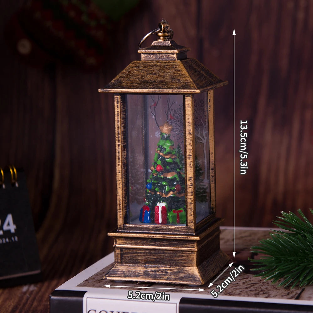 1PC Christmas Square Wind Light - Night Light Christmas Desktop Decorative Light Box @ghoddosh.com