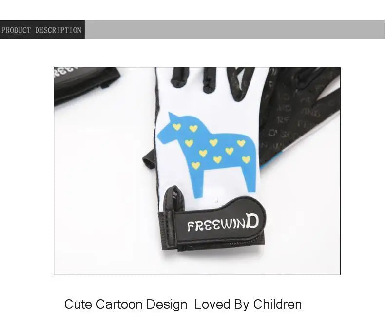 Kids’ Non-Slip Horse Riding Gloves – Ultra-Thin Equestrian Gloves with Silica Gel Grip (Ages 2–12) .Ghoddosh