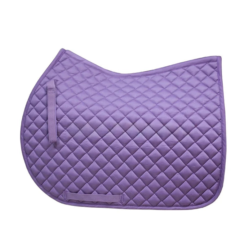 Pure Cotton Breathable Saddle Pad - Anti-Slip Shock Absorbent Riding Pad - Ghoddosh