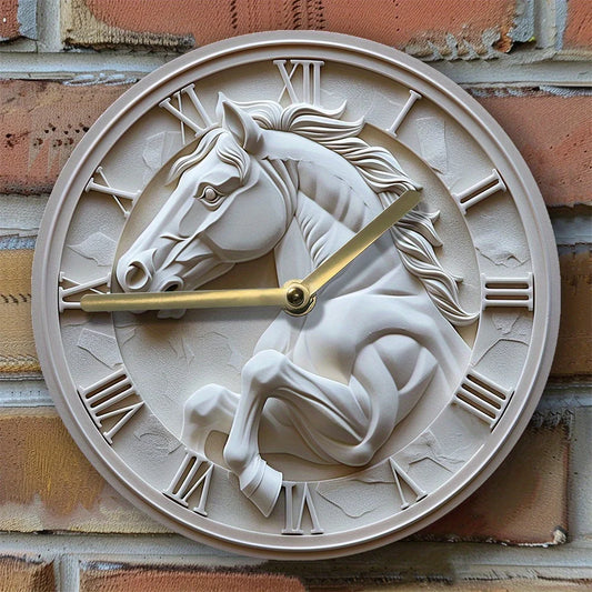 2D Horse shape Wall Clock