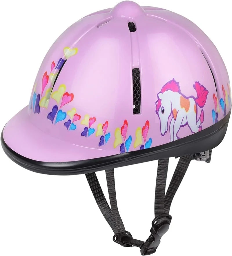 Kids Adjustable Colorful Horse Riding Helmet – SEI Certified Equestrian Safety Gear (Ages 3–8) . Ghoddosh