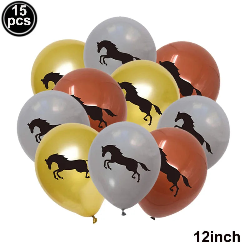 Horse Party Banners . Wild Horse Paper Décor