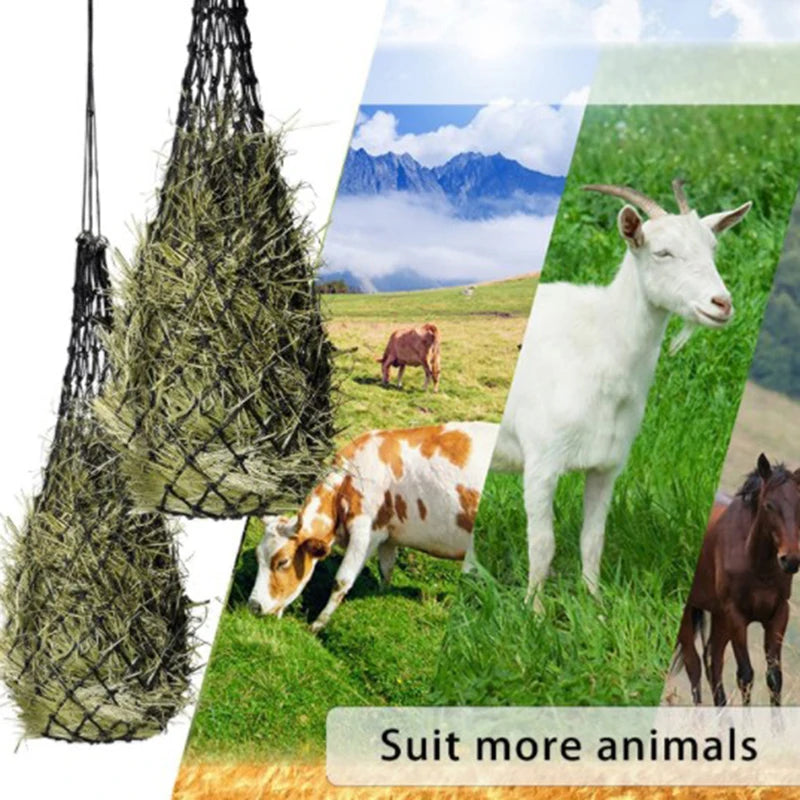 Durable Slow Feed Haylage Net – Small-Holed Hay Feeder Bag for Horses
