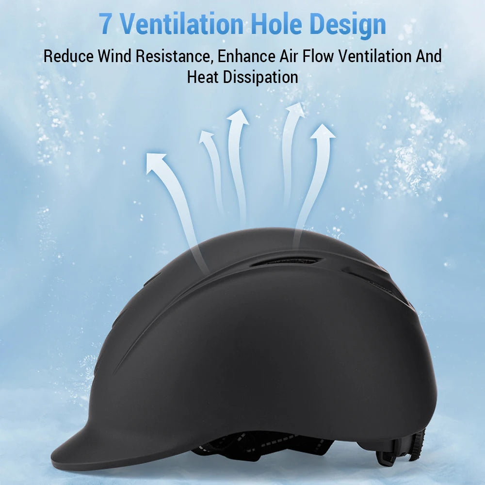 High-Protection Equestrian Helmet – Ventilated Horse Riding Safety Gear