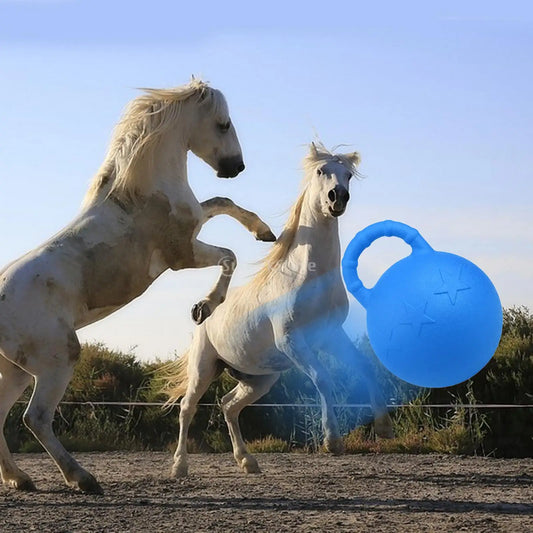 Fruit Scented  Heavy Duty Horse Chew Rubber Ball  / Equine Solid Game Ball 25/28cm