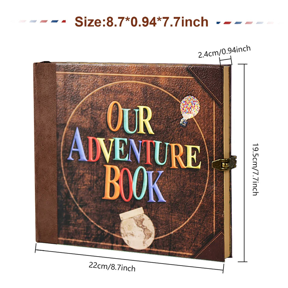 Handmade  Adventure Album , save the moments that value with your beloved , customized with your own touch - Ghoddosh