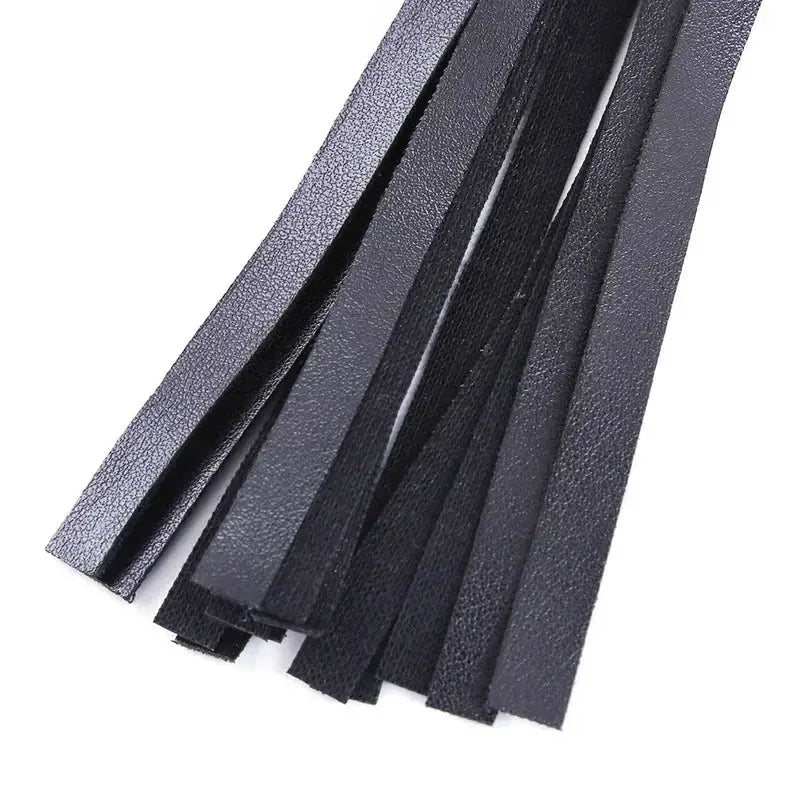 High Quality Pu Leather whip , with Flogger Hand Cuffs . ( Available In Different Colors ) Ghoddosh