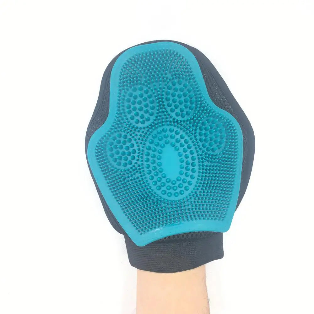 Horse Massage Silicone Gloves / Horse Bathing Massage Scrubber . Ghoddosh