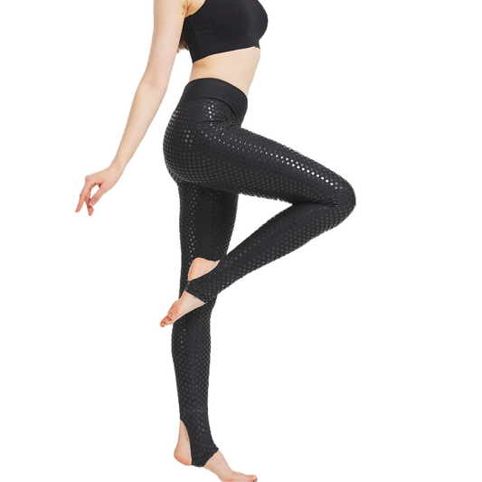 Anti-Slip Silicone-Lined Performance Leggings — Wear-Resistant Grip Pants for Riding & Stage Dancing with a Pole