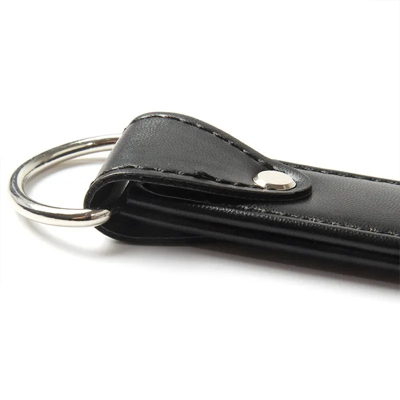 Stainless steel Spikes Leather Whip for Horse Training