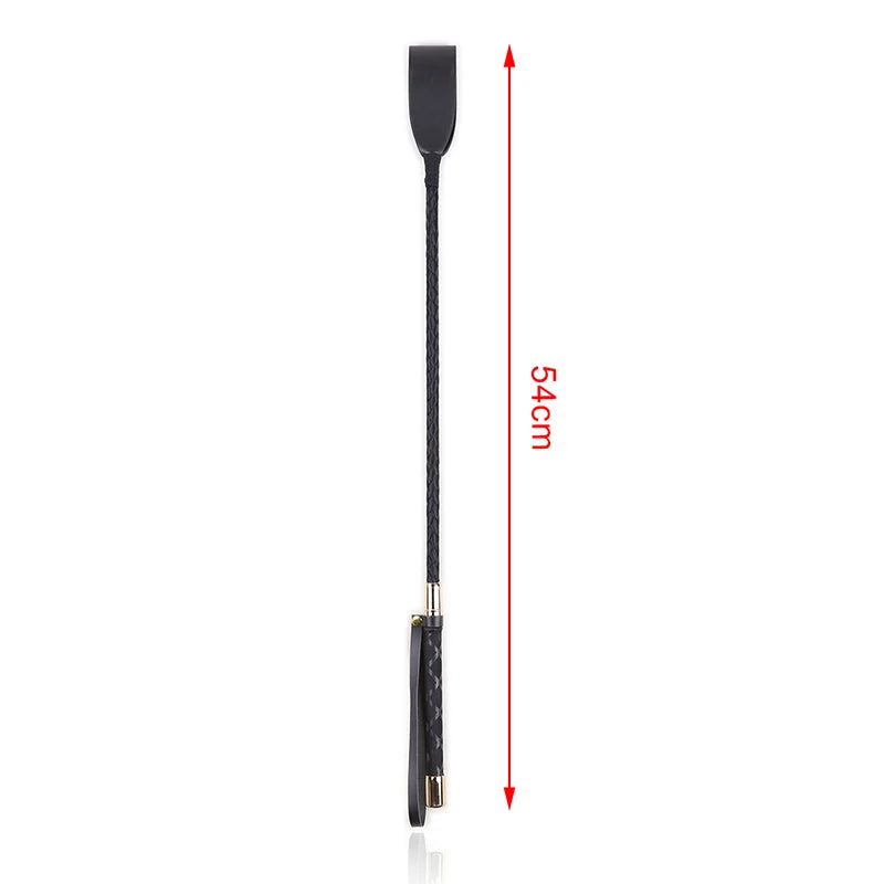 Equestrian Training  Riding Leather  Crop / Lightweight &  Non Slip With Handle . Ghoddosh