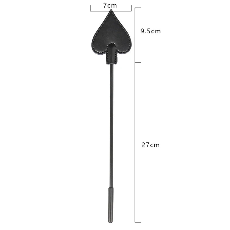 Equestrian / Horse Riding PU Leather Paddle Slapper Whip