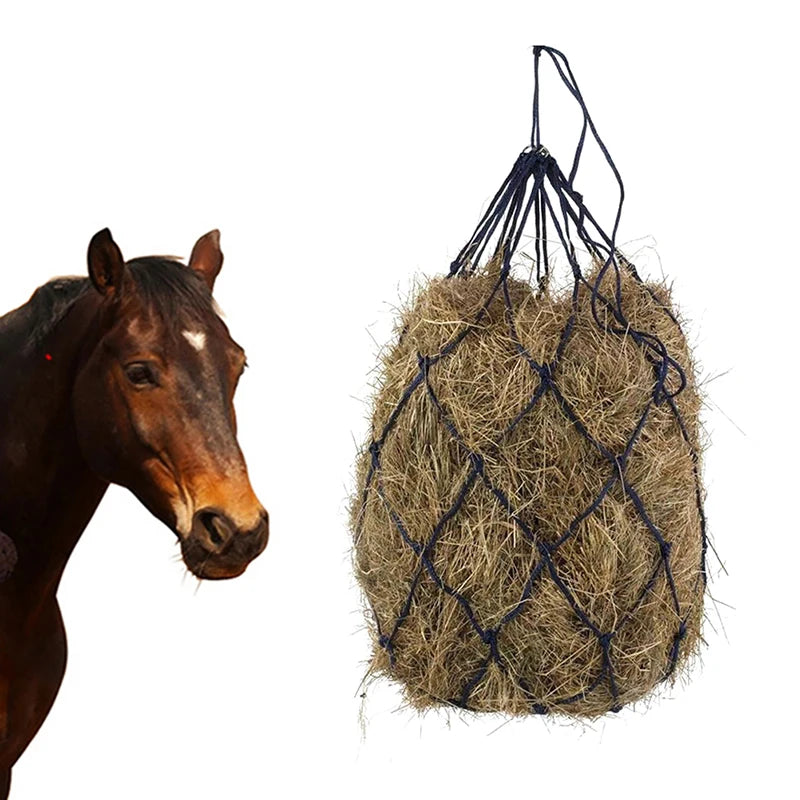 Durable Slow Feed Haylage Net – Small-Holed Hay Feeder Bag for Horses