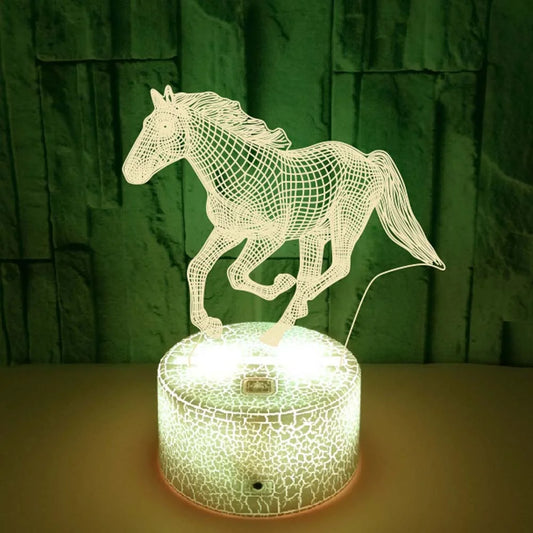 Night Light Horse Table Lamp