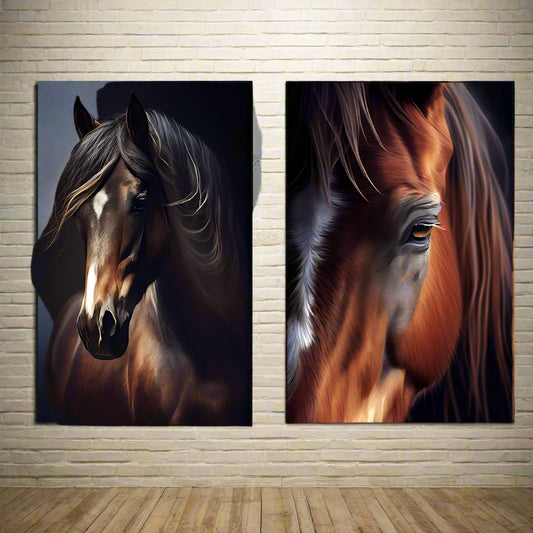 Horse Beautiful Posters and Prints Abstract Canvas Decoration
