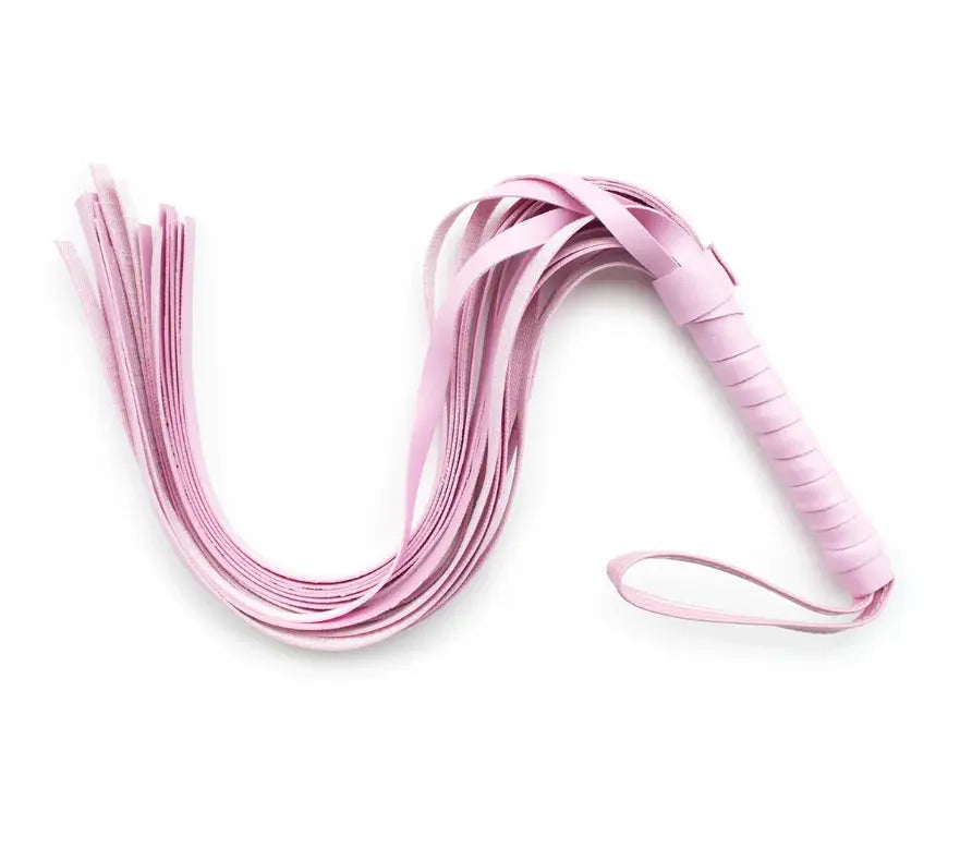 High Quality Pu Leather whip , with Flogger Hand Cuffs . ( Available In Different Colors ) Ghoddosh
