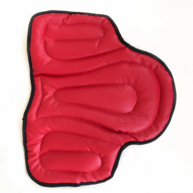 Horse Riding Saddle leather Pad , Shock absorbent , Soft Seat Western Long Saddle .