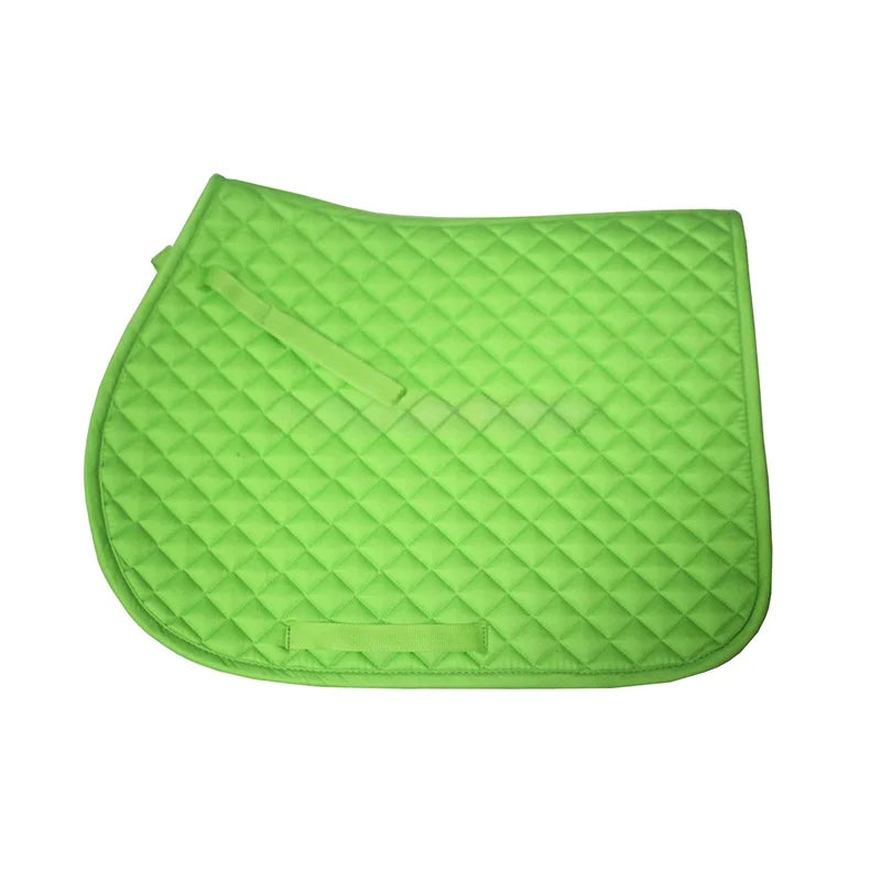 Pure Cotton Breathable Saddle Pad - Anti-Slip Shock Absorbent Riding Pad - Ghoddosh