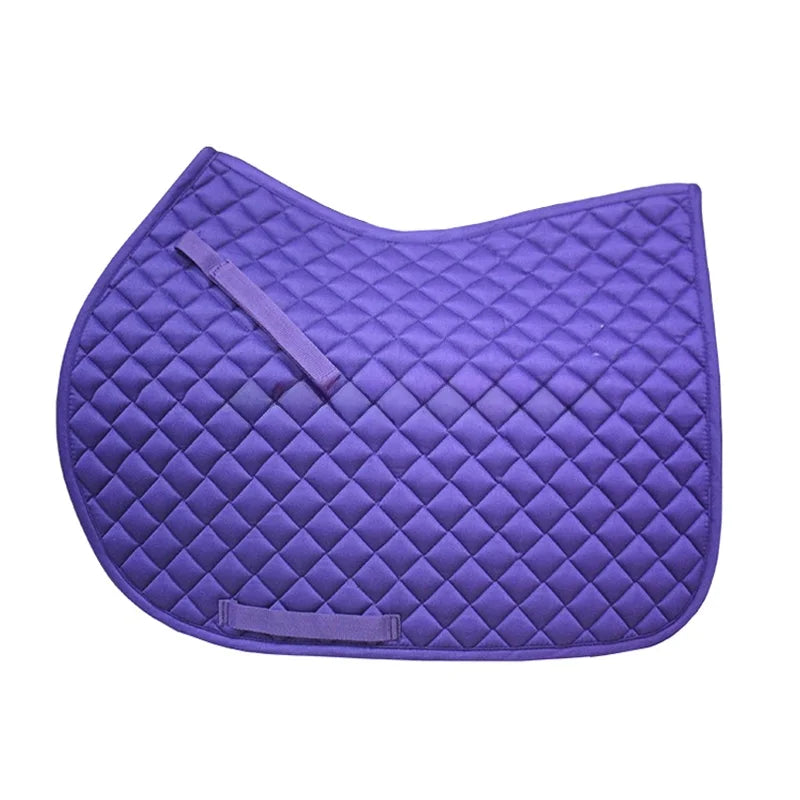 Pure Cotton Breathable Saddle Pad - Anti-Slip Shock Absorbent Riding Pad - Ghoddosh