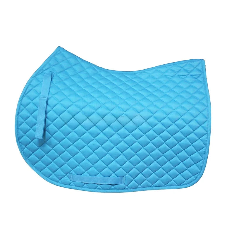 Pure Cotton Breathable Saddle Pad - Anti-Slip Shock Absorbent Riding Pad - Ghoddosh