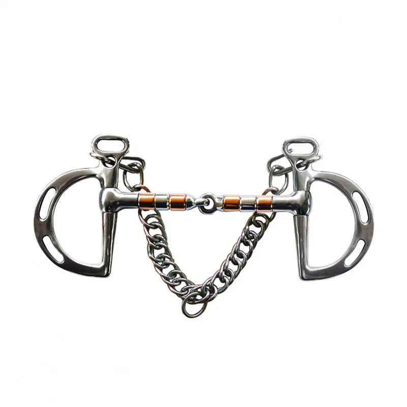 2025 New Horse Bit Stallion Training Bit - Sturdy H Shape Training Bit Horse Snaffle