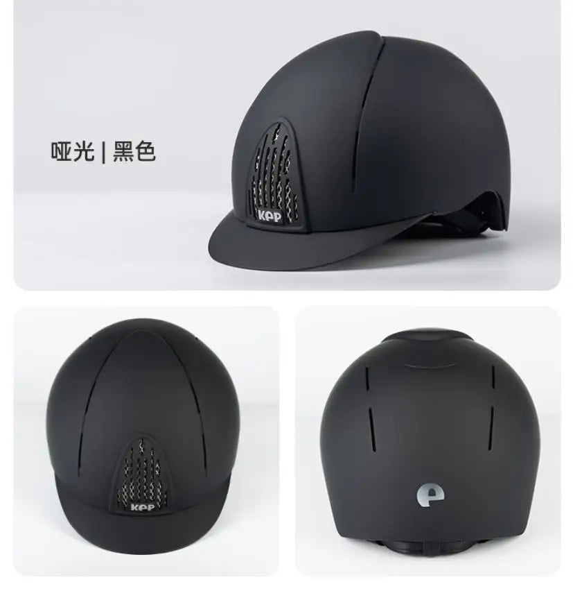 Riding Helmet with Polo Visor