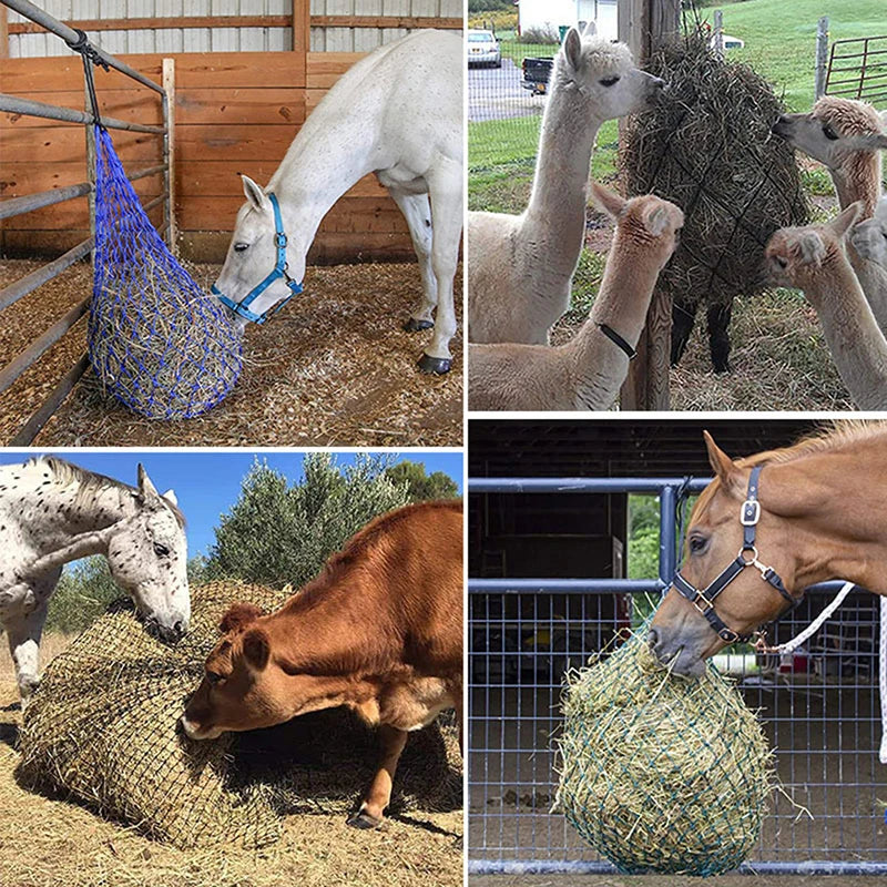 Durable Slow Feed Haylage Net – Small-Holed Hay Feeder Bag for Horses